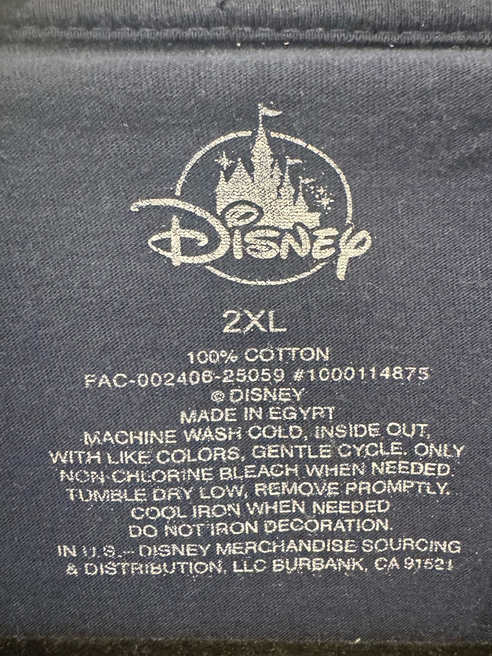 Walt Disney World Navy 'The Most Magical Place On Earth' Tee Size 2X - Picture 6 of 12